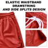 AIMPACT Mens Mesh Running Shorts 3 Inch Quick Dry Gym Athletic Workout Shorts for Men with PocketsRed M view 4