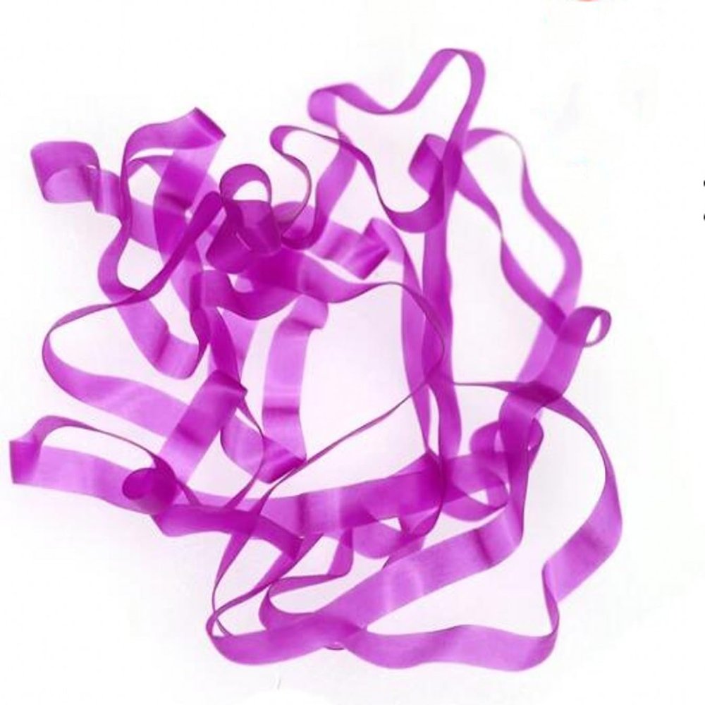 YJIUYUANQ Nymph Skin Stretchable Fly Tying Material for Stonefly Dragonfly Nymph Thin Skin,6mm, 5.5 Yards,Purple Color, As Show