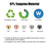 TG-DZURI Tungsten Beads for Fly Tying, 50pcs Tungsten Cyclops Beads Silver Color 2.8mm Sizes Fly Tying Materials Beads Hook Size 12#-14# view 4