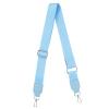 uxcell Purse Strap Replacement, 27.5-53inch Adjustable Canvas 1.5inch Wide Crossbody Shoulder Strap for Handbag Guitar(Sky Blue, Silver Buckle) view 1