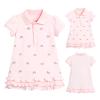 AIMAOMI Girls Tennis Outfit Sleeveless Dress Tank Top Shorts Skorts Set Sportswear Workout Athletic (Pink, 5-6Years) view 1