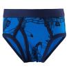 NineFit Basics Little Boys oxer Briefs Cotton Soft Stretch Underwear anties 4PC for Swimming Beachwear Tighty (Blue, 10-12 Years) view 3