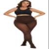 CozyWow Plus Size Tights for Women 80D Soft Solid Color Semi Opaque Pantyhose High Waist 1X 2X 3X 4X 2Brown 3XL view 3