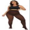 CozyWow Plus Size Tights for Women 80D Soft Solid Color Semi Opaque Pantyhose High Waist 1X 2X 3X 4X 2Brown 3XL view 4