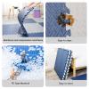 10PCS/10SQ.FT 12X12X1in Extra Thick Foam Floor Mat,Interlocking EVA Foam Floor Tiles Jigsaw Mat,Easy to Clean Exercise Mat for Home Gym(Color:White) view 4