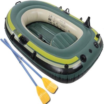 CYUIOTER Two Adult Inflatable Fishing Boats, Children's Inflatable Boats with Paddles, and Inflatable rafts for Fishing,