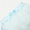 NineFit Basics Toddler Baby Girls Solid Cotton Soft loomers Undies Infant Kids Ruffle Breathable Briefs Underwear (White, 2-3 Years) view 2