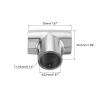 uxcell 4 Pcs Boat Handrail Fitting, 3-Way Pipe Connector Marine Grade 316 Stainless Steel Tee Rail Pipe Fitting Connector for 7/8inch O.D.Tube Shelves, Display Racks view 2