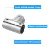 uxcell 4 Pcs Boat Handrail Fitting, 3-Way Pipe Connector Marine Grade 316 Stainless Steel Tee Rail Pipe Fitting Connector for 7/8inch O.D.Tube Shelves, Display Racks view 4