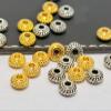 KTGCOZS Pack of 100 Personality Metal Fishing Beads Spinner Lure Body Spinnerbait Making Supplies DIY Size 4.7mm S320 (Gold 100pcs) view 4