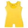 HOZIY Gymnastics Leotards for Girls Solid Gold Bow Cross Back Biketard Tumbling Outfits Toddler Girl Kids Sparkly Sparkle 1t 2t view 1