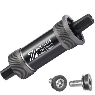 BUCKLOS Bike Square Taper Bottom Bracket - 68/80/90/100/110/120x110.5 113 116 118 122.5 127 140 152 156 166 174mm Bicycle BSA Brackets for Mountain/MTB/Road/Fat Bike/Ebike