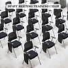 CukUJH Office Chair Training Chair with Writing Board Comfortable Folding Chair Office Computer Chair, Bearing 150kg (Size: 57 * 49 * 86cm), Grey view 3
