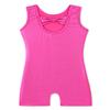 HOZIY Girls Gymnastics Leotards for Girls Solid Rose Hot Pink Bow Cross Back Biketard Tumbling Outfits Toddler Girl Kids Sparkly Sparkle 1t 2t view 1