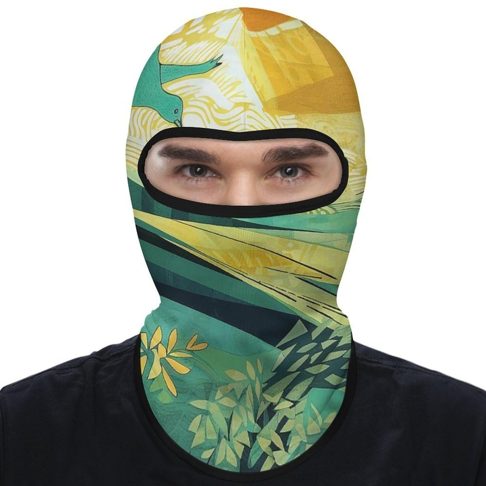 Balaclava Face Mask for Men Women Birds Flying Silhouette Full Mask for Outdoor Sport Cycling Fishing Cap