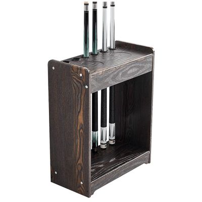Ball Cue Stand Rack School Billiards Pool Stick Holder Holds 6 Cue Sticks Floor Stand Pool Cue Rack Wooden Freestanding Billiard Cue Racks for Billiard Room