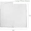 Pike Trail Sleeping Bag Liner  Travel and Camping Sheet, Lightweight and Compact Insert with Full Length Zipper and Guarantee (White Cloud, Medium, 82 in. L x 29 in. W Single Bed) view 3