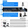 Dumbbell Weight Rack Stand Only - 260 LBS Weights Capacity, A-Frame Dumbbell Weight Rack Dumbbells Storage Racks for Dumbbells Weights Organizer Stand for Home Gym, Black view 4
