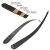 Black Hunter Laminated Longbow Limbs Takedown Replacement Longbow Limb for Right Hand Bow 20-60lbs Bow Limbs for Shooting (35lbs) view 3