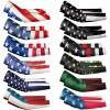 Newcotte 12 Pairs Arm Sleeves for Kids Compression Football Baseball Youth UV Protection Breathable Cooling Sleeve(Flag,8-10 Years) view 1