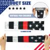 Newcotte 12 Pairs Arm Sleeves for Kids Compression Football Baseball Youth UV Protection Breathable Cooling Sleeve(Flag,8-10 Years) view 3