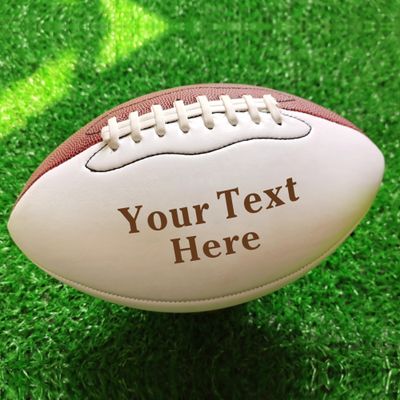 EDSG Custom Football Groomsmen Gifts 2026 Graduation Gifts for Him High School Personalized Footballs Junior Footballs Class of 2026 Full 12-Inch Football Gifts for Coach Dad Fan Birthday (Design 3)