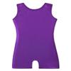 HOZIY Girls Leotards for Gymnastics Solid Purple Bow Cross Back Biketard Tumbling Outfits Toddler Girl Kids Sparkly Sparkle Size 7-8 Years view 2