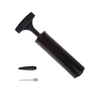 Acahhotxx Hand Balloon Exercise Ball Air Handle Inflator Ball for Basketball Volleyball Football Soccer Ball Portab, Black
