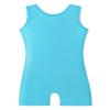 HOZIY Leotards for Girls Gymnastics Solid Aqua Blue Bow Cross Back Biketard Tumbling Outfits Toddler Girl Kids Sparkly Sparkle Size 7-8 Years view 2