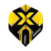 Winmau Prism Alpha Black & Yellow Extra Thick Dart Flights - 10 Sets per Pack (30 Dart Flights in Total) view 2