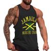 ChuangZS Jamaica Flag Men's Lightweight Beach Vest Sleeveless Sports Vest 2XL view 1