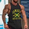 ChuangZS Jamaica Flag Men's Lightweight Beach Vest Sleeveless Sports Vest 2XL view 2
