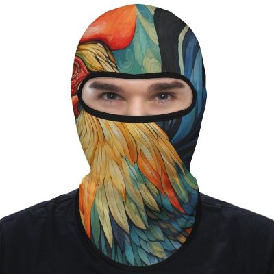 Balaclava Face Mask for Men Women Chicken Art Full Mask for Outdoor Sport Cycling Fishing Cap