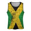 ChuangZS Jamaica Flag Men's Lightweight Beach Vest Sleeveless Sports Vest M view 4