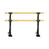 SDdPulse Ballet Barre,Double Dance Pole, Freestanding Stretch Bar Dancing Stick for Adults Kids Yoga Stretching Fitness Equipment (Black 100cm) view 1