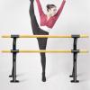 SDdPulse Ballet Barre,Double Dance Pole, Freestanding Stretch Bar Dancing Stick for Adults Kids Yoga Stretching Fitness Equipment (Black 100cm) view 3