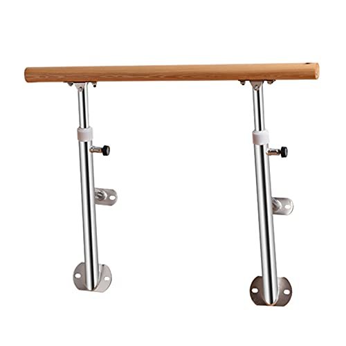 SDdPulse Ballet Barre,Ballet Bar for Home, 3.2/5 FT Wooden Dance Stretching Bar Adjustable Ballet Bar for Stretching Exercises Ballet Barre