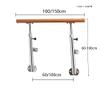 SDdPulse Ballet Barre,Ballet Bar for Home, 3.2/5 FT Wooden Dance Stretching Bar Adjustable Ballet Bar for Stretching Exercises Ballet Barre view 4