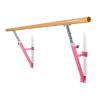 SDdPulse Portable Freestanding Ballet Pole, Height Adjustable 80-120cm Dance Bar for Kid Adult, Workout Equipment Fitness Stretch Dance Ballet Barre Bar (Pink 100cm) view 1
