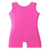 Girls Gymnastics Leotards for Girls Solid Rose Hot Pink Bow Cross Back Biketard Tumbling Outfits Toddler Girl Kids Sparkly Sparkle 5t Size 5-6 Years view 2