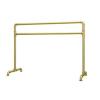 SDdPulse Double Ballet Barre, Freestanding Portable Ballet Bar Fitness Dance Bar for Stretch, Barre Exercise Equipment for Kids and Adults (Gold 180x60x105cm) view 1