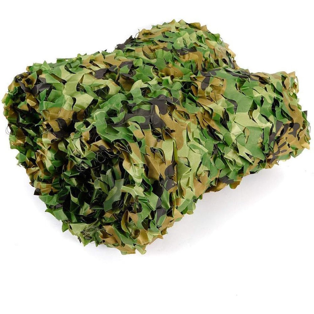 Camo netting, outdoor military jungle camouflage net, essential for hunting and camping decoration, 1.5m-20m, all-round stealth artifact!Camouflage netting,Camo netSun protection net ( Size : 4x4m(13