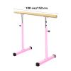 SDdPulse Ballet Barre,Pole, Adjustable Ballet Bar, Portable for Home Kids Adults Stretching Dance Gymnastics Equipment (Pink 1 m) view 3