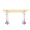 SDdPulse Ballet Barre,Portable White, Pink Metal Bracket Dance Stretch Bar for Dance Classrooms Living Room Gym 1M/1.5M Ballet Bar (Pink 150CM) view 1