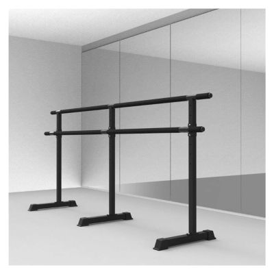SDdPulse Double Ballet Barre, Adjustable Height Gym Exercise Equipment for Kids & Adults, Freestanding Dance Bar Fitness Pilates Ballet Pole