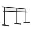SDdPulse Double Ballet Barre, Adjustable Height Gym Exercise Equipment for Kids & Adults, Freestanding Dance Bar Fitness Pilates Ballet Pole view 2