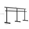 SDdPulse Double Ballet Barre, Adjustable Height Gym Exercise Equipment for Kids & Adults, Freestanding Dance Bar Fitness Pilates Ballet Pole view 4