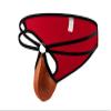 WINTOFW Men's Panties Shiny Stretchy Straps Briefs with Pouch Low Waist Casual Metallic Soft Underwear Lingerie for Men view 1