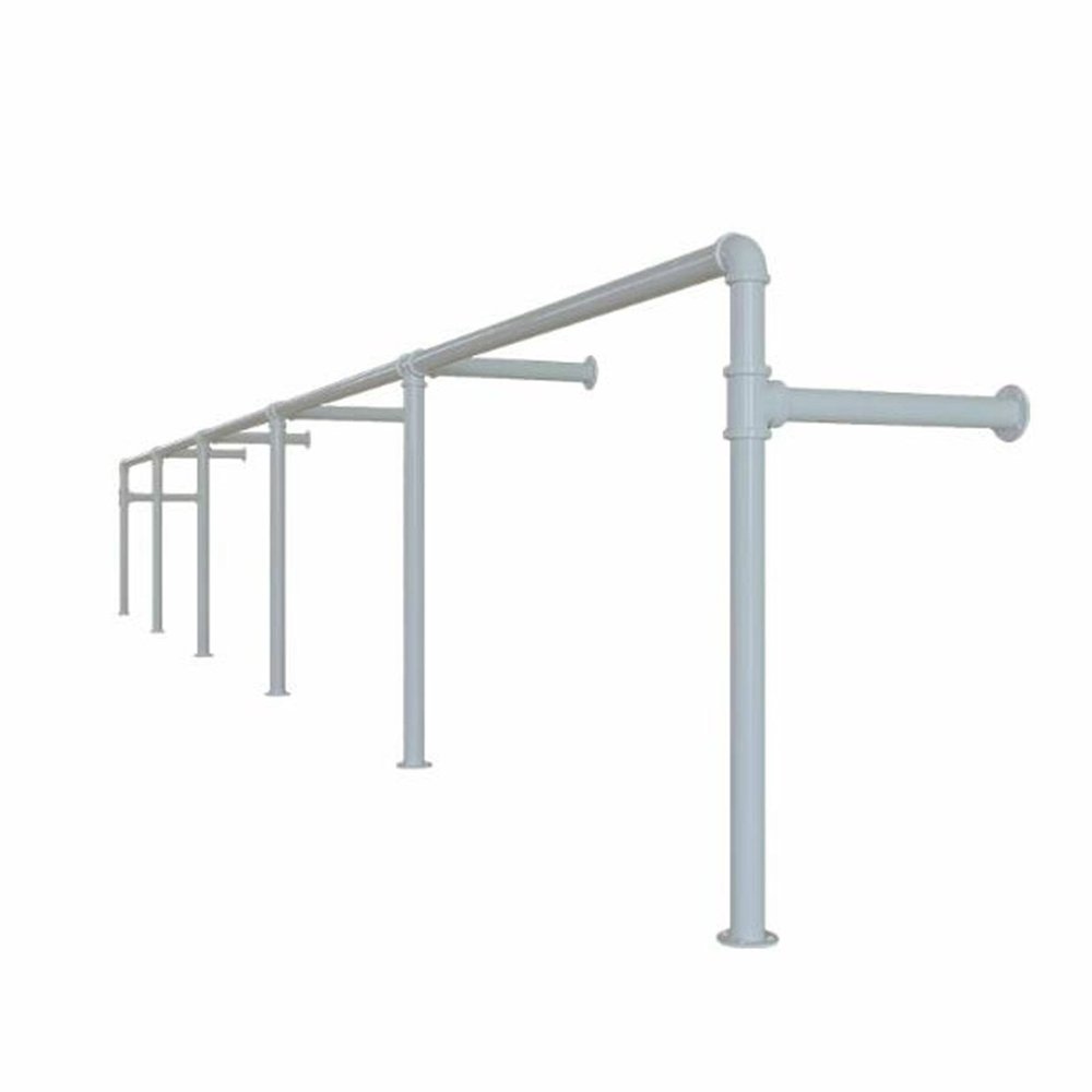 SDdPulse Ballet Barre Wall Mounted Dance Barre Pole, School Studio Gym Ballet Bar Freestanding Stretch Dance Studio Fitness Barre Exercise Equipment (White 180cm)