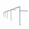 SDdPulse Ballet Barre Wall Mounted Dance Barre Pole, School Studio Gym Ballet Bar Freestanding Stretch Dance Studio Fitness Barre Exercise Equipment (White 180cm) view 1
